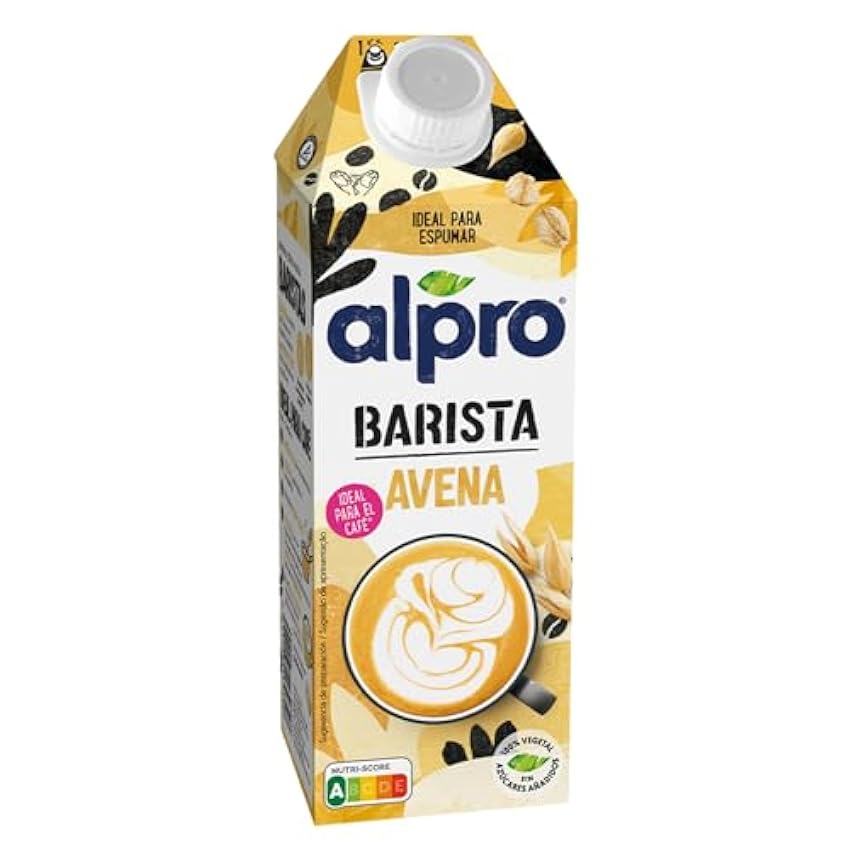 Alpro Bebida Vegetal de Avena Barista - Ideal para el café - Pack de 8 x 0,75L OrI3f3JQ