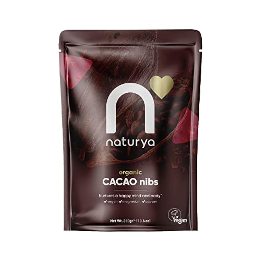 Naturya Organic Cocoa Nibs 300 g Nutritional Power Food