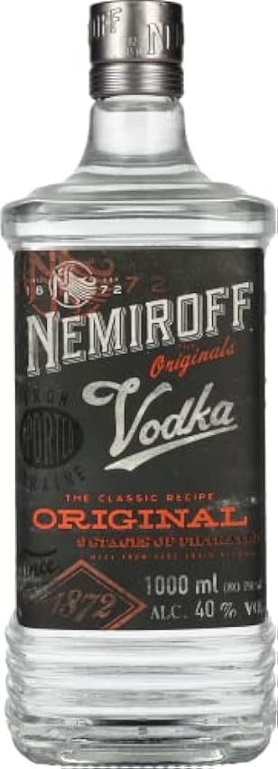 Nemiroff ORIGINAL Vodka 40% Vol. 1l fYtCz0x5