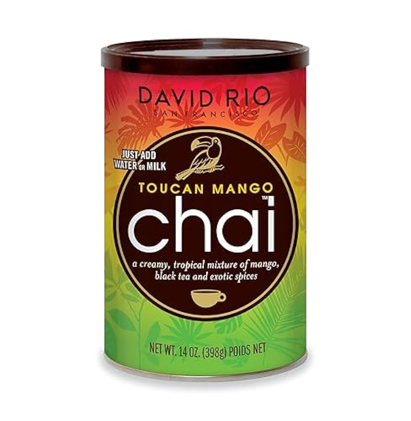David Rio Chai Mix, Toucan Mango, 14 Ounce lP404jXd