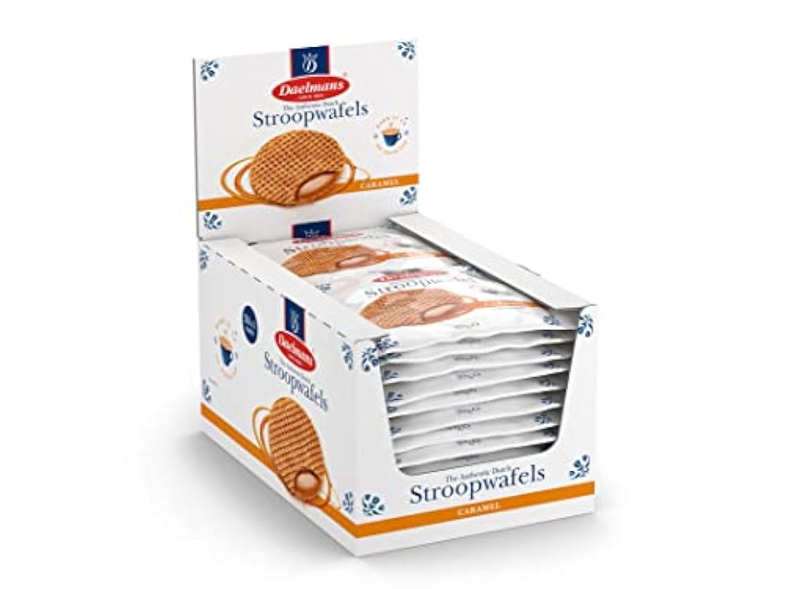 Daelmans Stroopwafels - Caja de 39 g x 24 (empaquetada individualmente) - Auténtico Stroopwafel original holandés iX0k937K