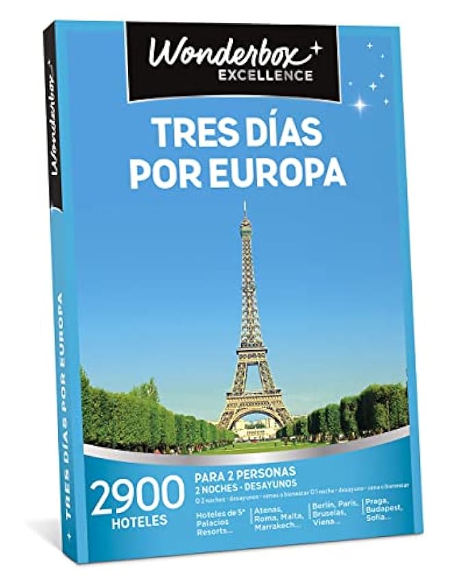 WONDERBOX Caja Regalo - Tres DÍAS por Europa - Dos Noch