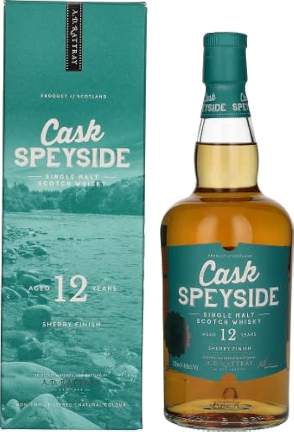 A.D. Rattray Cask SPEYSIDE 12 Years Old Single Malt SHERRY FINISH 46% Vol. 0,7l in Giftbox IvhwC8BY