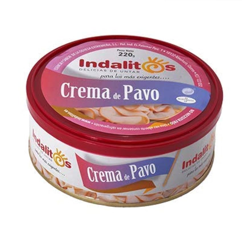 Indalitos - Paté (Crema de pavo, Bandeja 5 Latas 220 gr