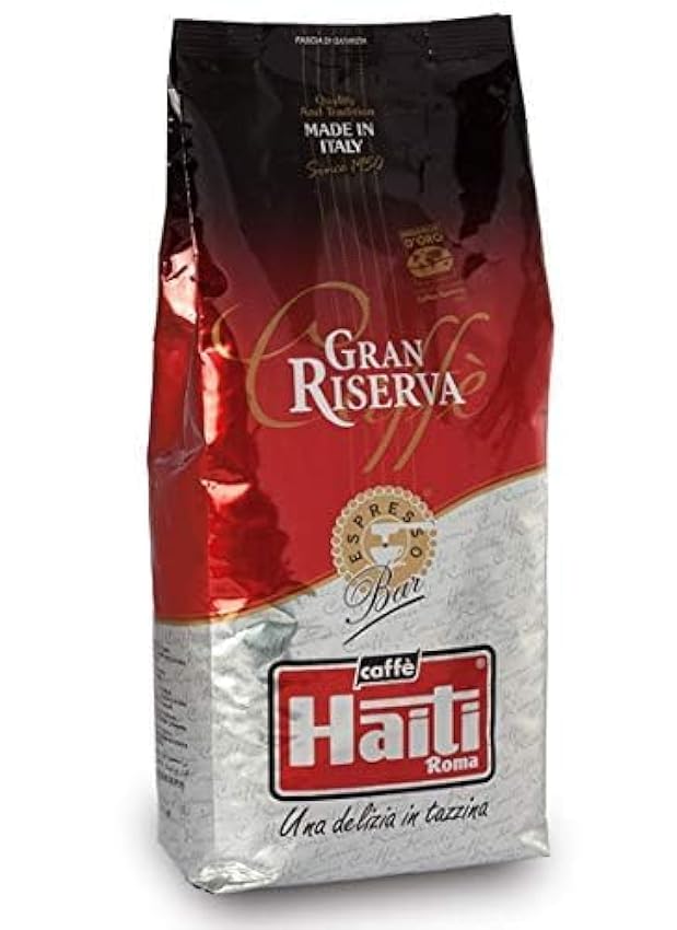 CAFFE´ HAITI ROMA Gran Riserva en Granos 1 kg GnUo