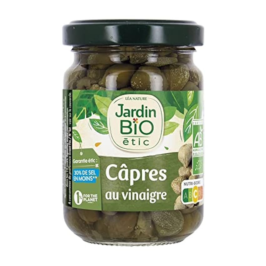 Jardin Bio Câpres au Vinaigre 140 g L4JIE53b
