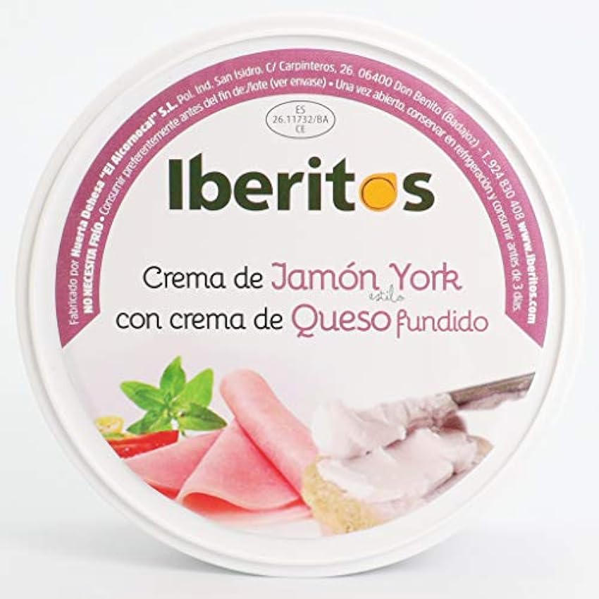 Iberitos - Crema de Jamon Curado - 6 Latas x 250 gr lVAra08N