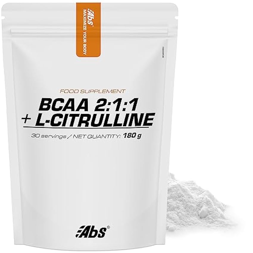 BCAA 2:1:1: + L-CITRULINA | Fórmula innovadora para impulsar el rendimiento deportivo | 30 raciones/180g H10GFJ6N