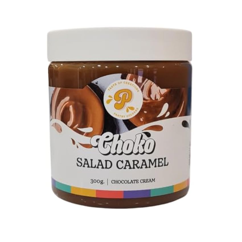 PASTRY COLOURS - Crema Caramelo Salado - Crema para Untar y Rellenar Repostería - Sabores Deliciosos para tus Creaciones - 300Gr (Salad Caramel) MYLb6v3R
