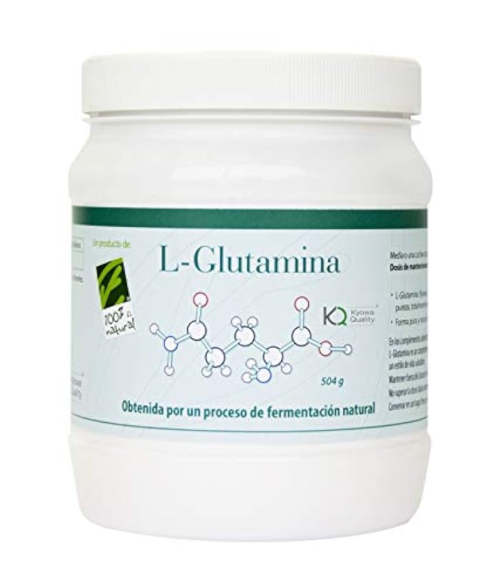 L-Glutamina de fermentación natural. Bote con 168 dosis