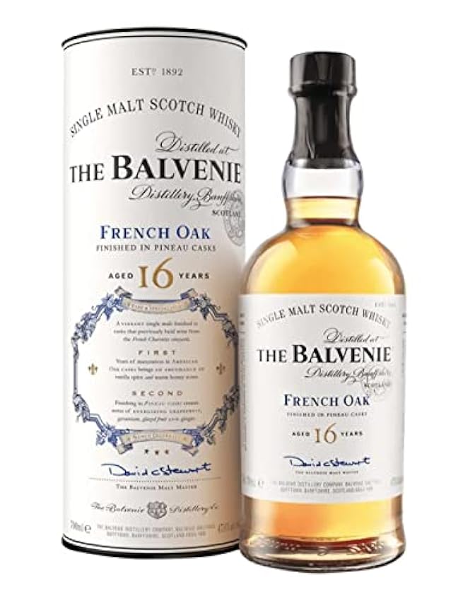 The Balvenie 16 Years Old FRENCH OAK 47,6% Vol. 0,7l in Giftbox MJrlMaOC