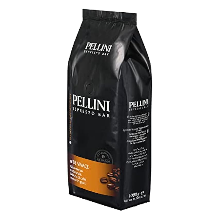 Pellini Caffè - Café en Grano Pellini Espresso Bar No. 82 Vivace - 1 kg GVJJjSiG