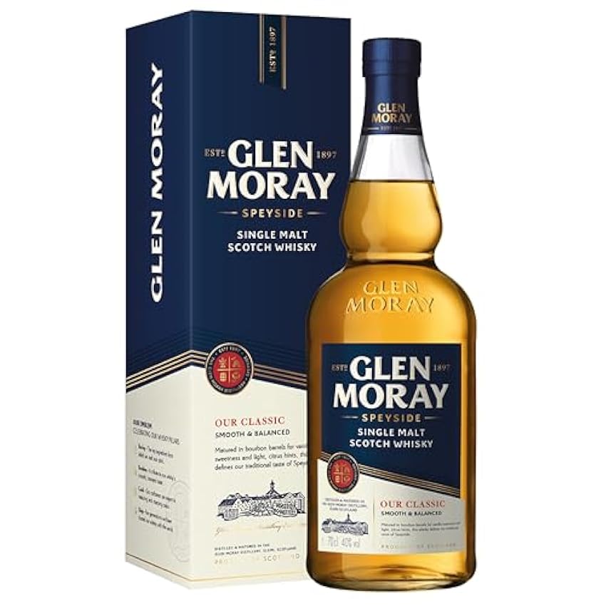 Glen Moray Elgin Classic Speyside Single Malt Scotch Wh