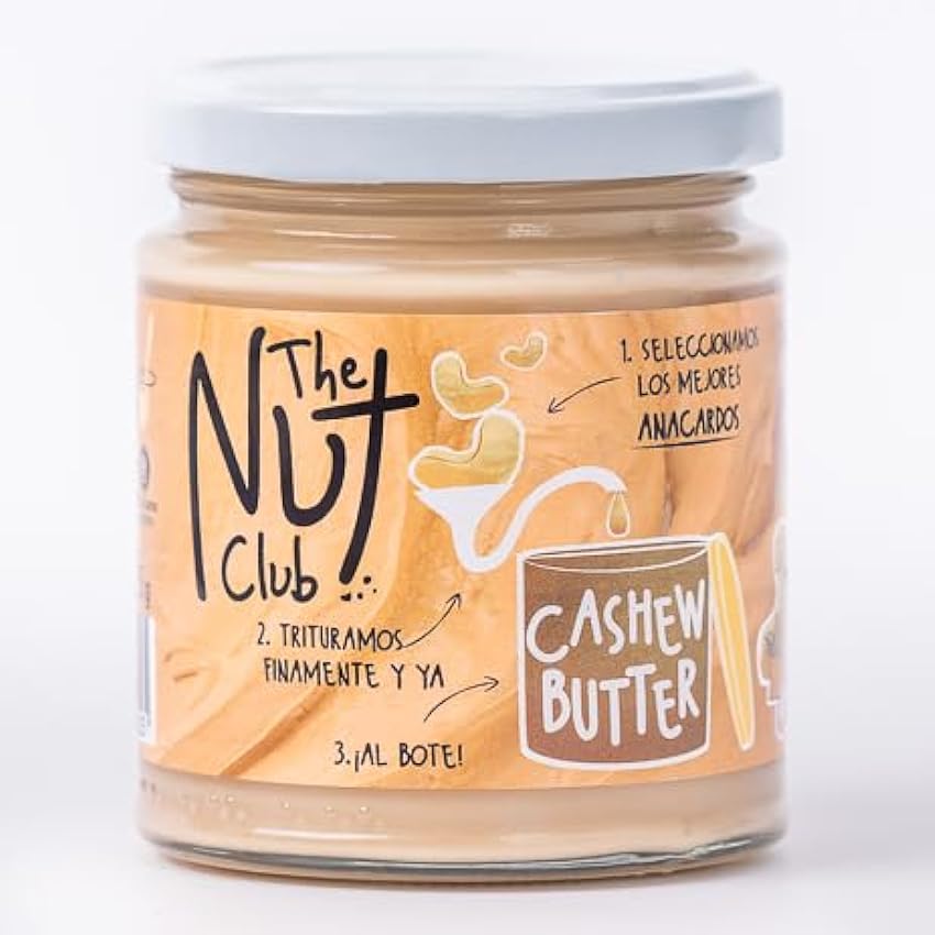 Crema de anacardos tostados 225gr | The Nut Club | 100%