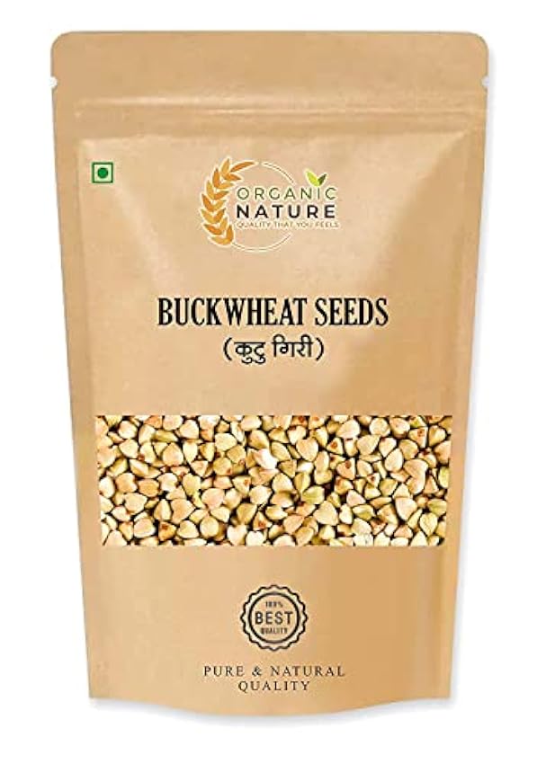 Green Velly ORGANIC NATURE Buckwheat Seeds Gluten Free Buckwheat Groats kuttu Giri Pack of 200 Gram gmOSjQfn