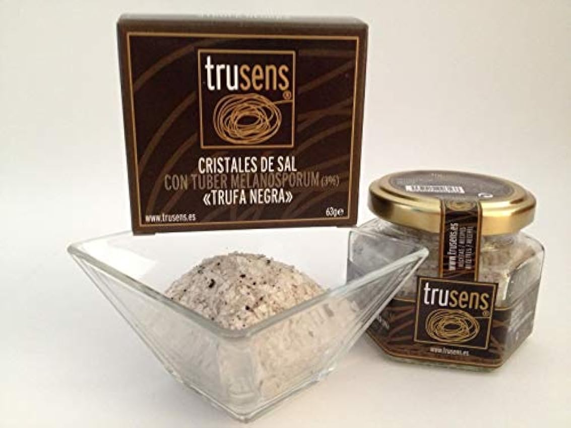 Cristales de sal con Trufa Negra - Tuber melanosporum - Producto de Teruel, España - 63 gr I4qqTqSa