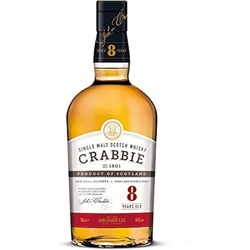 Crabbie 8 Años Highland Single Malt Scotch Whisky 46% -