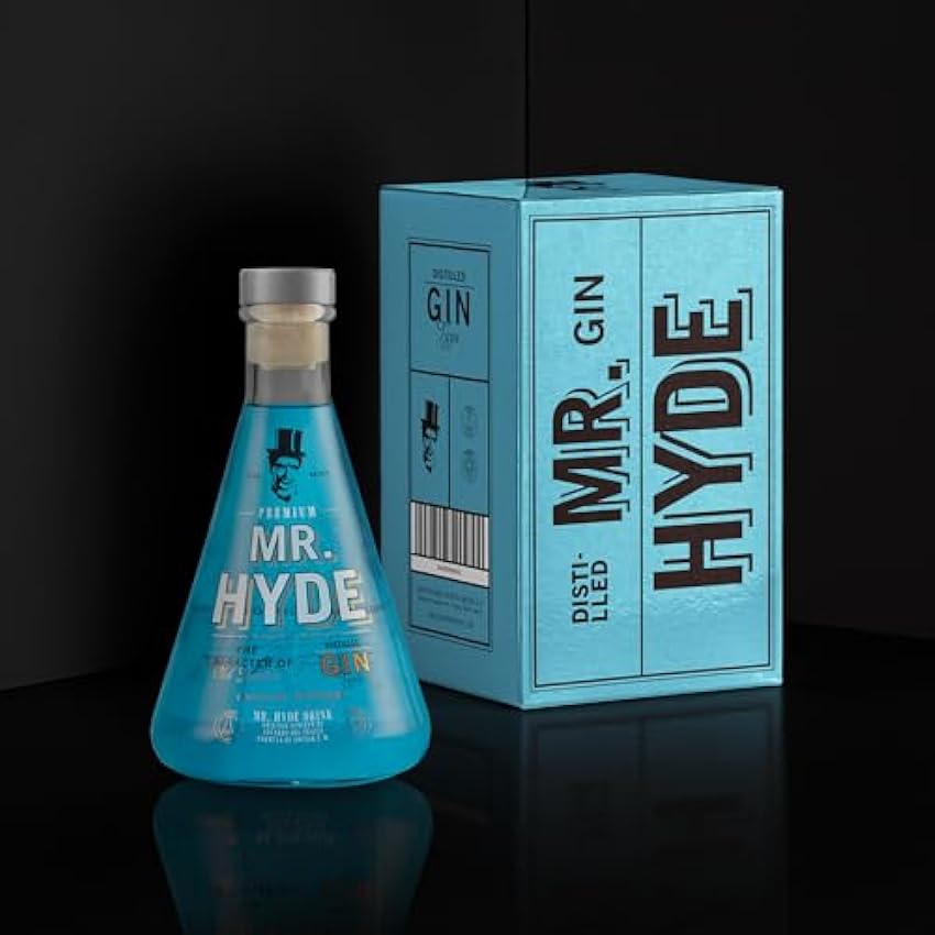 MR. HYDE Ginebra Premium Elaborada en España 70 cl | Gin con 5 Destilaciones + 33 Botánicos | Sabor Único y Artesanal gUQ8dqek