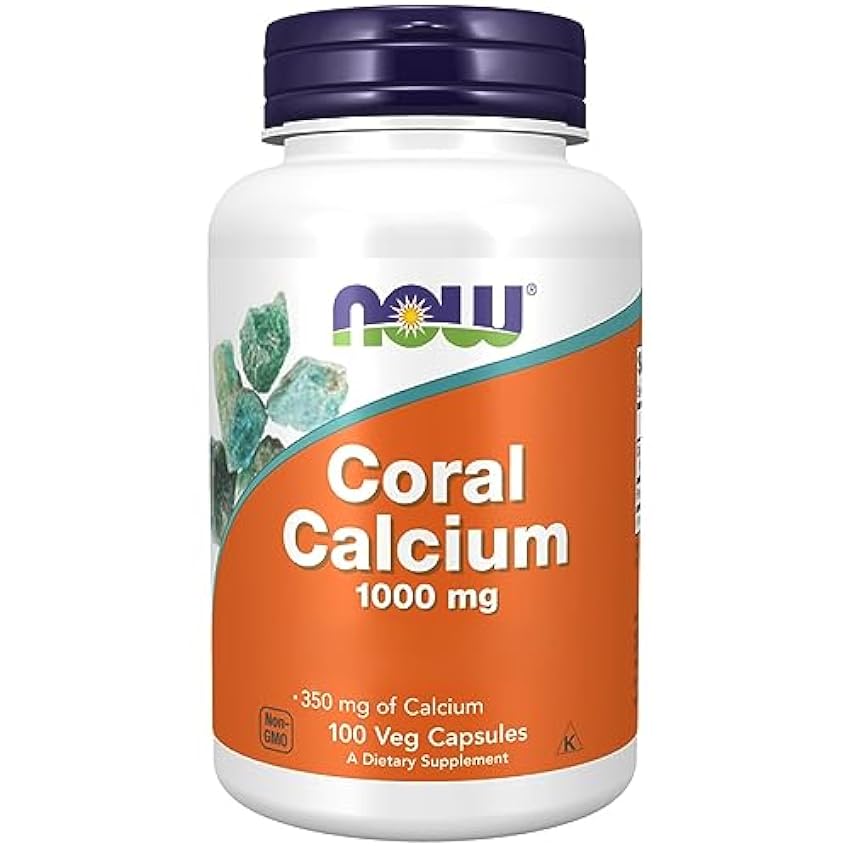 Now Foods, Coral Calcium, 1000mg, Alta Dosificación, Ca