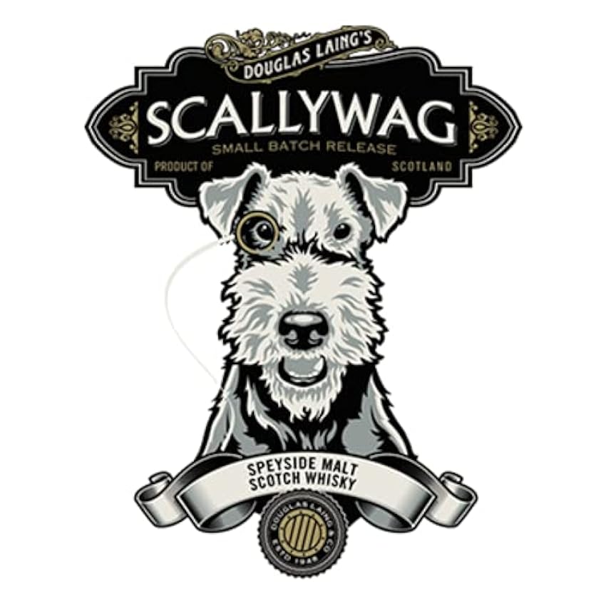 Douglas Laing SCALLYWAG 10 Years Old Speyside Blended Malt 46% Vol. 0,7l in Giftbox p65PS9xI