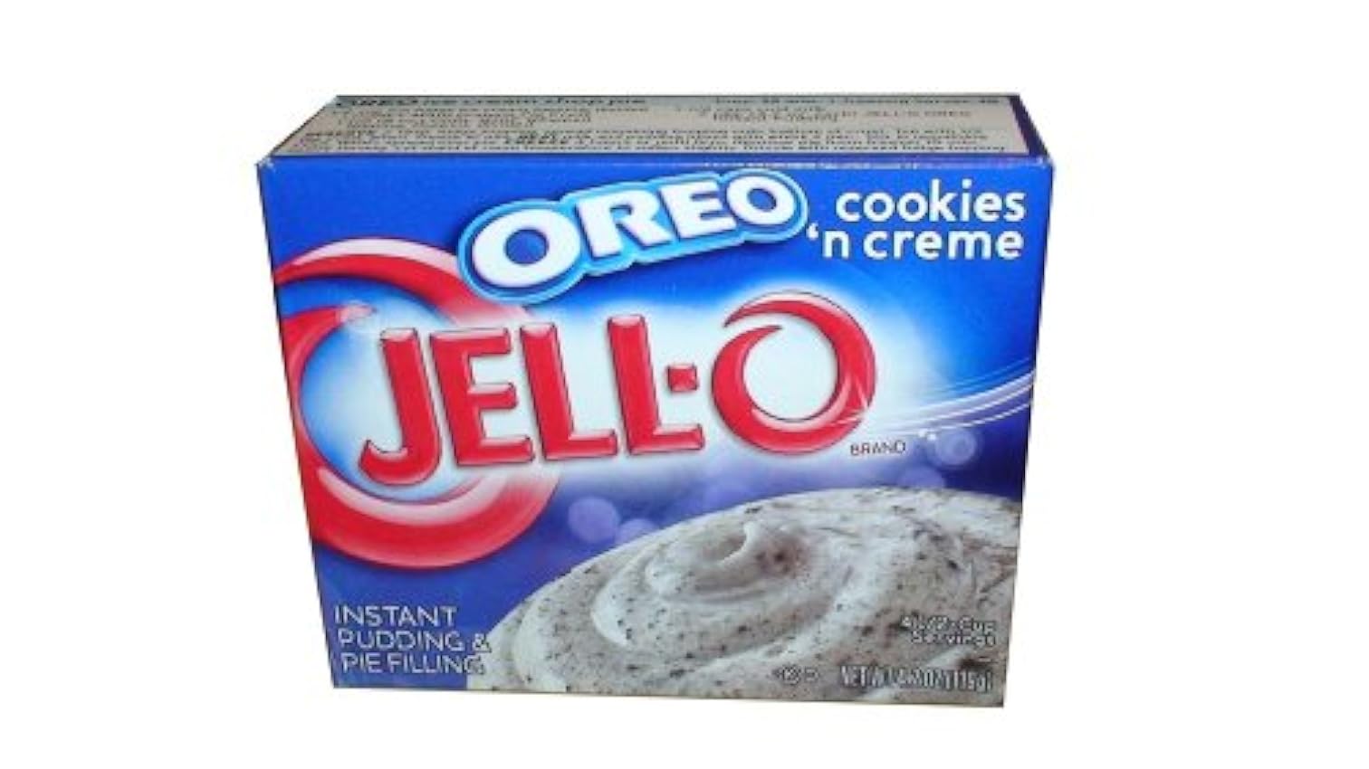 Jell-O Oreo Cookies and Cream Instant Pudding and Pie F