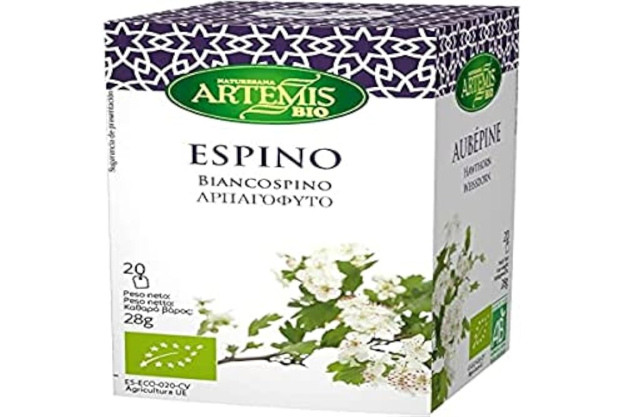 Artemisbio Espino Blanco Eco 20 Filtros Filtros Infusiones Artemisbio 200 g IY7rUpdN