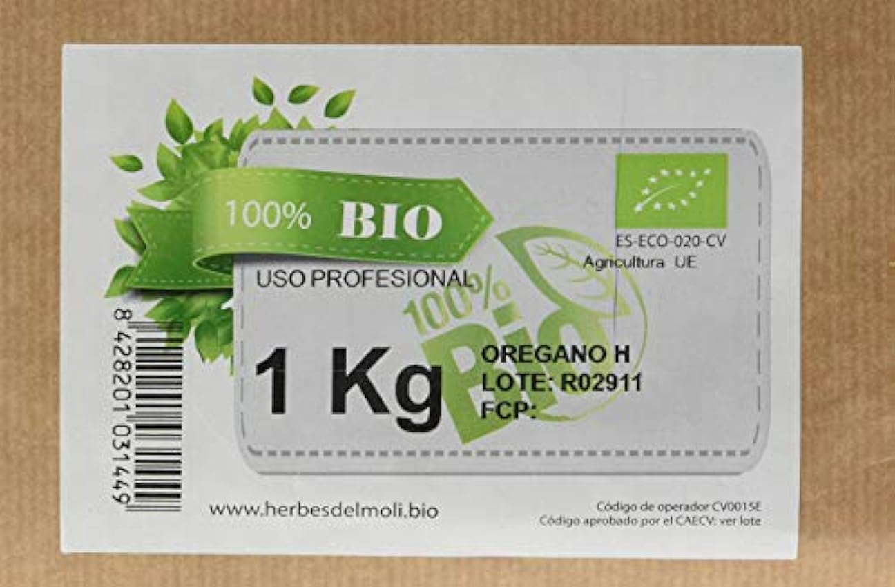 Herbes Del Oregano Hojas Eco 1 Kg - 200 g mIzktIZR
