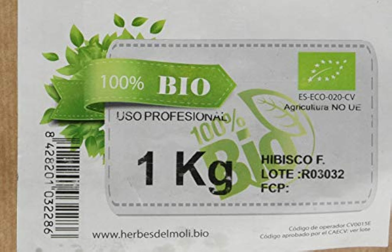 Herbes Del Hibisco Flores Eco 1 Kg - 100 g gSRyo7FA