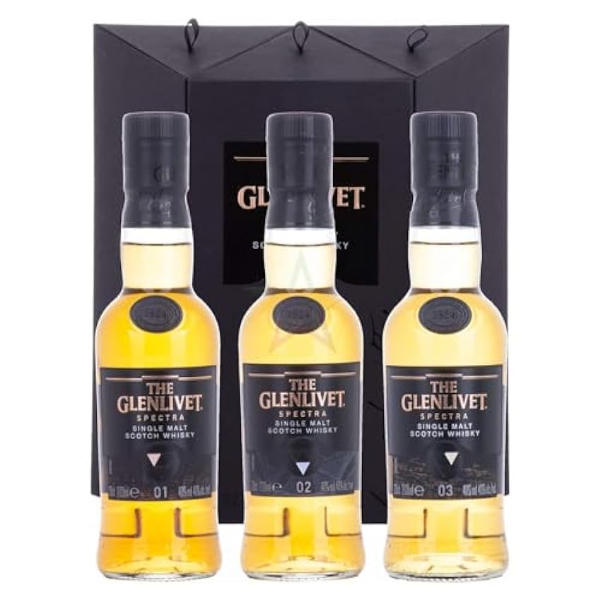 The Glenlivet SPECTRA Single Malt Scotch Whisky 40% Vol. 3x0,2l in Giftbox jGgoTS2i