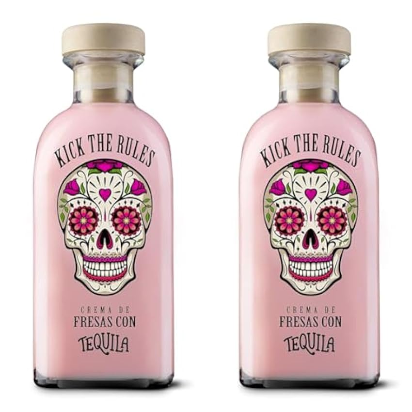 KICK THE RULES - Crema de Fresas con Tequila - 15º - Bo