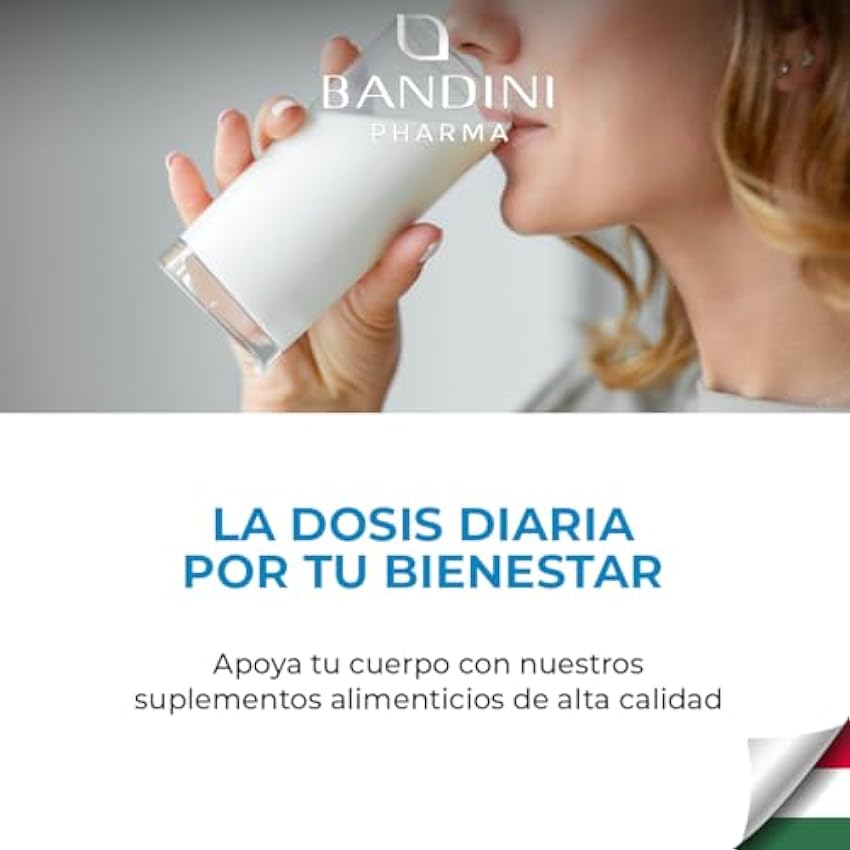 Bandini® Tabletas de lactasa 15.000 FCC - Para contrarrestar la incapacidad de tolerar la lactosa - Contribuyen a la digestión de la leche y los productos lácteos - Enzimas Digestivas - 80 tabletas kvbxIcuS