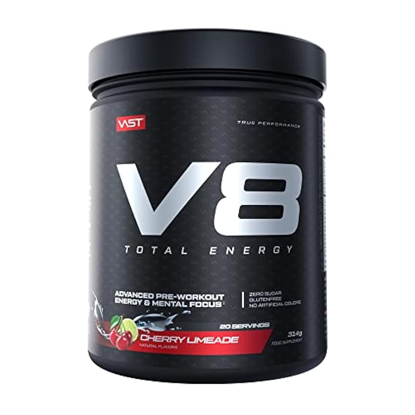 V8 Total Energy – Booster de entrenamiento – CarnoSyn®,