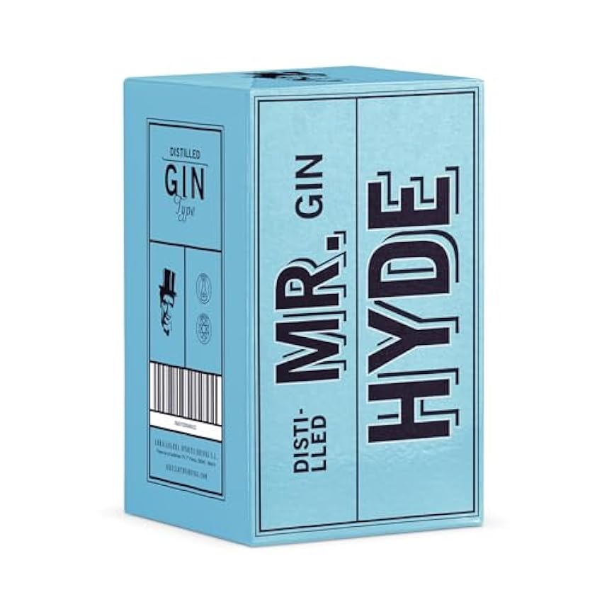 MR. HYDE Ginebra Premium Elaborada en España 70 cl | Gin con 5 Destilaciones + 33 Botánicos | Sabor Único y Artesanal gUQ8dqek