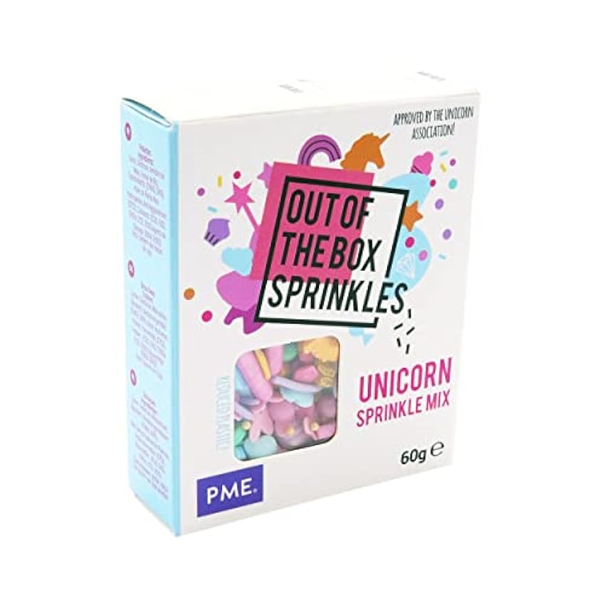 PME - Out the Box Sprinkles - Multicolor, Unicorn 60g g