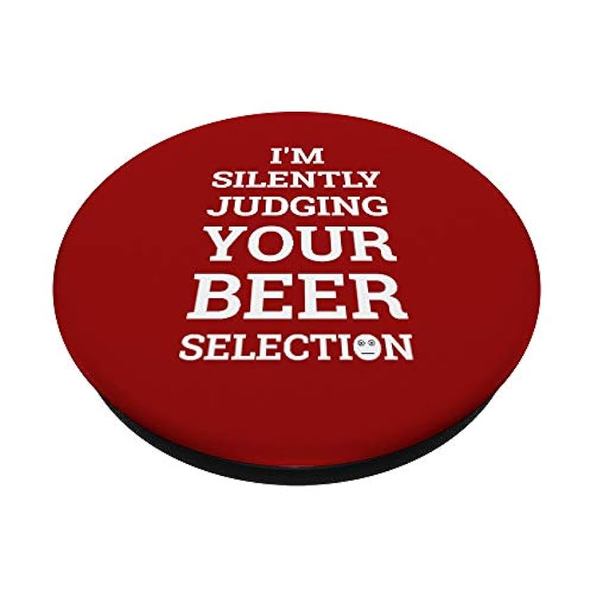 Estoy juzgando en silencio su selección de cerveza | Cerveza PopSockets PopGrip: Agarre intercambiable para Teléfonos y Tabletas jKhEcNGg