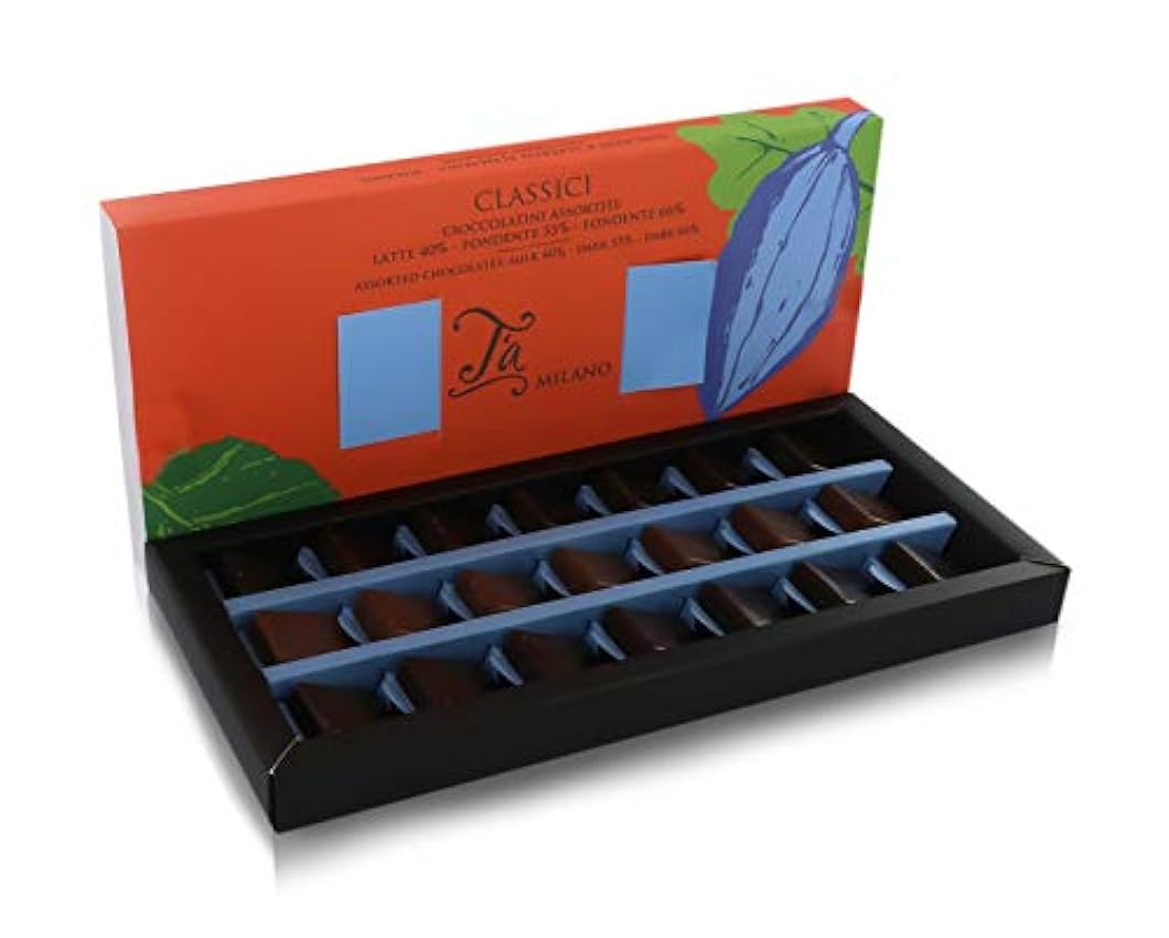 T´a Milano Caja de 21 Bombones Artesanales de Chocolate Surtidos, 160 Gramos oaZMPlxj