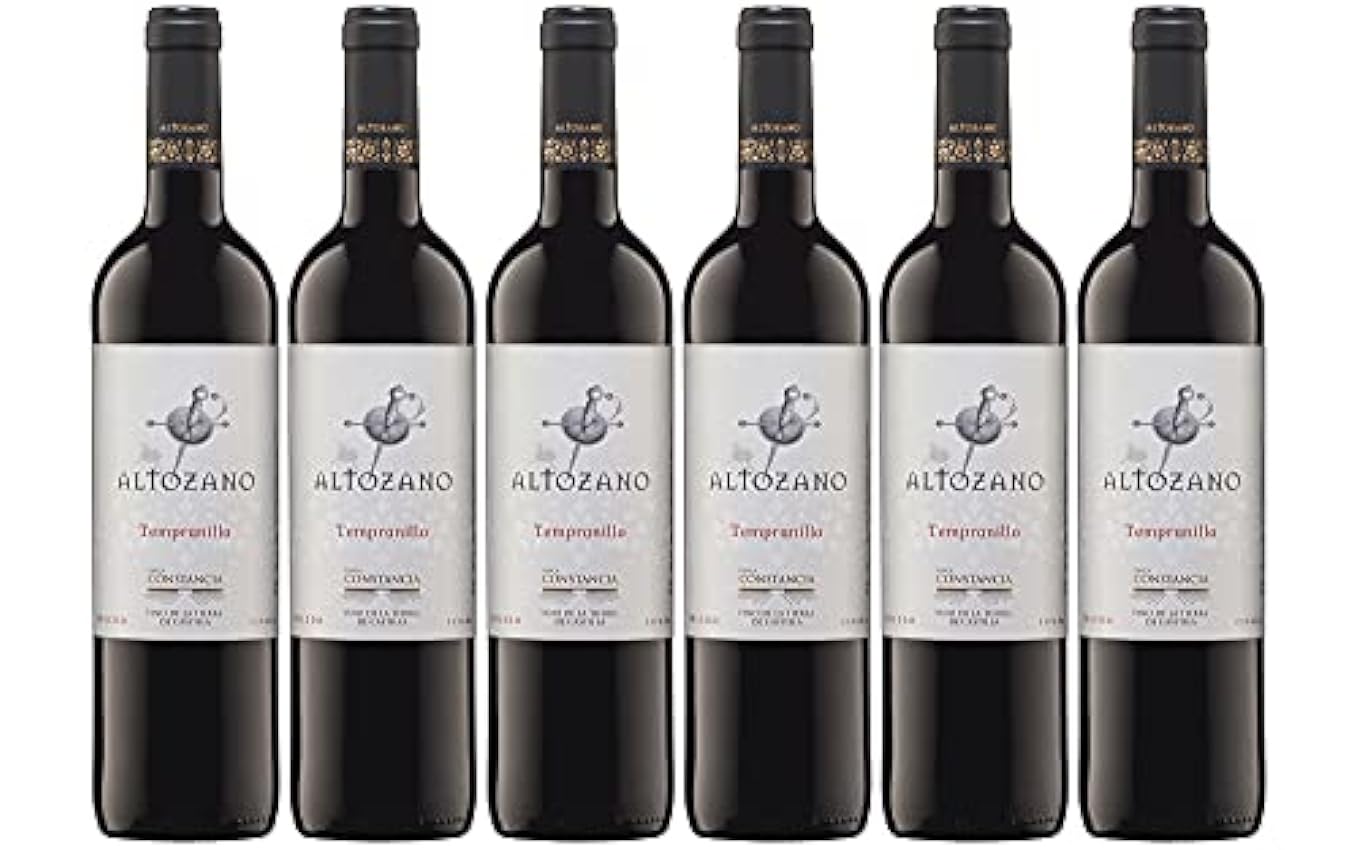 Altozano Tempranillo - Vino V.T. Castilla - 6 botellas de 750 ml - Total: 4500 ml M4oaqUtp