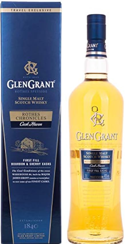 Glen Grant Rothes Chronicles CASK HAVEN Single Malt Scotch Whisky 46% Vol. 1l in Giftbox jK5FS3yg