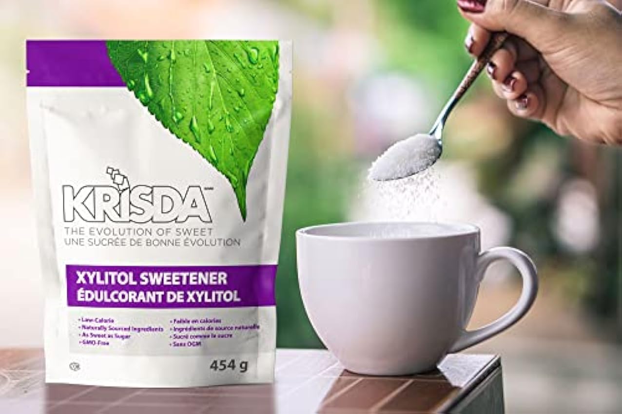 Krisda Xylitol Spoonable Natural Sweetener, 454 grams JRdF52Qb