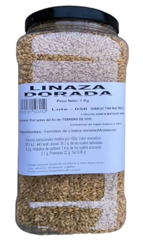Semillas de Lino 1Kg - Linaza Dorada - Lino Marron - Pelluz H4ljeera