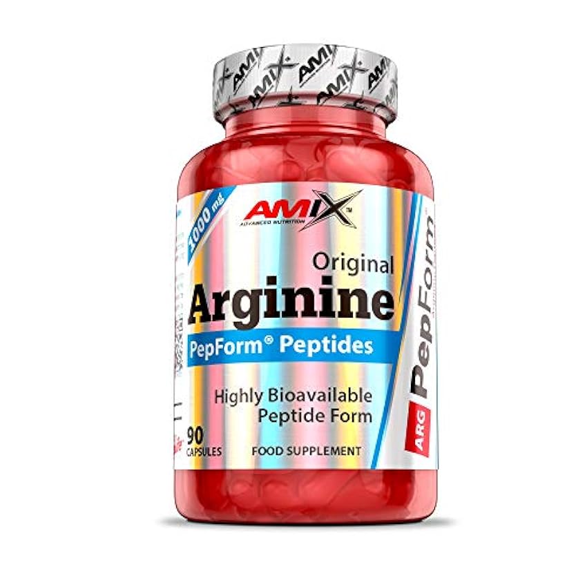 AMIX - Suplemento Deportivo - Arginina Pepform en Cápsulas 90 - Favorece la Recuperación Muscular - Péptidos de Arginina de Rápida Absorción - Aminoácidos Esenciales JjQwjMJ9
