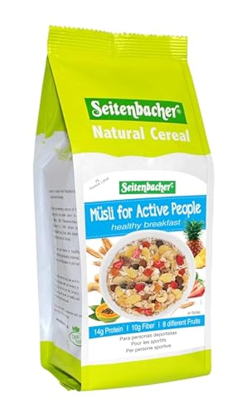 Seitenbacher Muesli Cereal #3 – Active People con Fresas Liofilizadas - 100% Natural m4A0dVSl