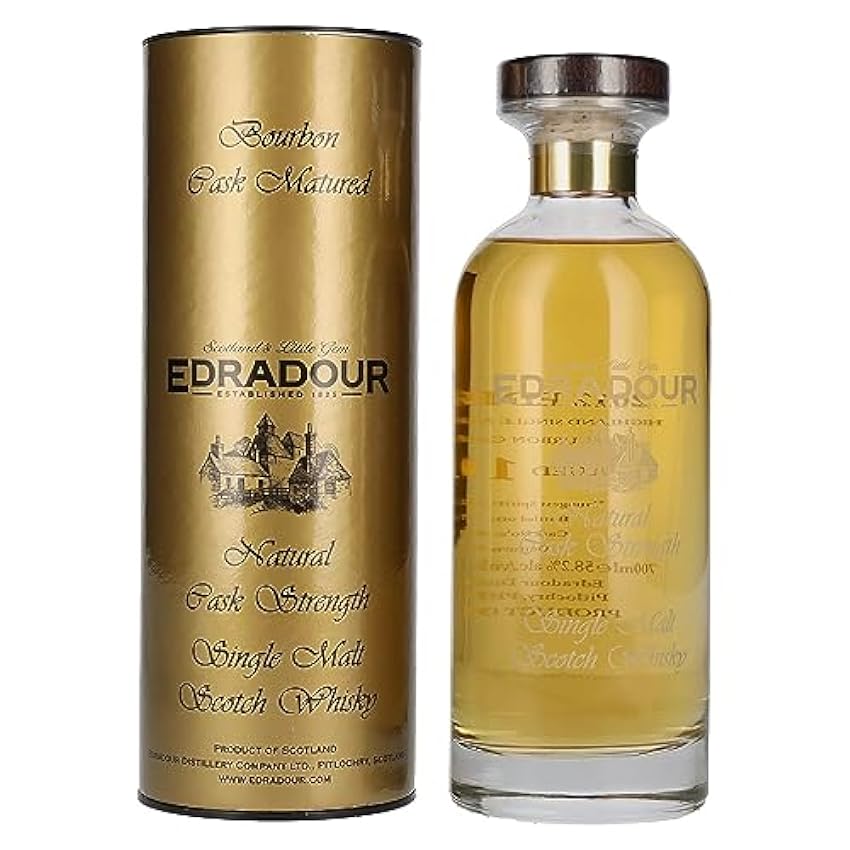 Edradour 10 Years Old Bourbon Cask Vintage 2012 58,2% Vol. 0,7l in Giftbox PLZVNYef