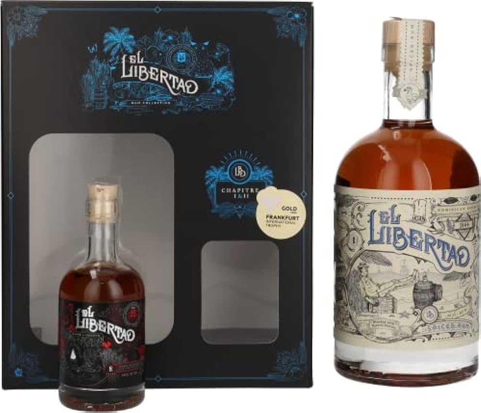 El Libertad Spiced Rum CHAPITRE I & II 40,2% Vol. 0,8l 