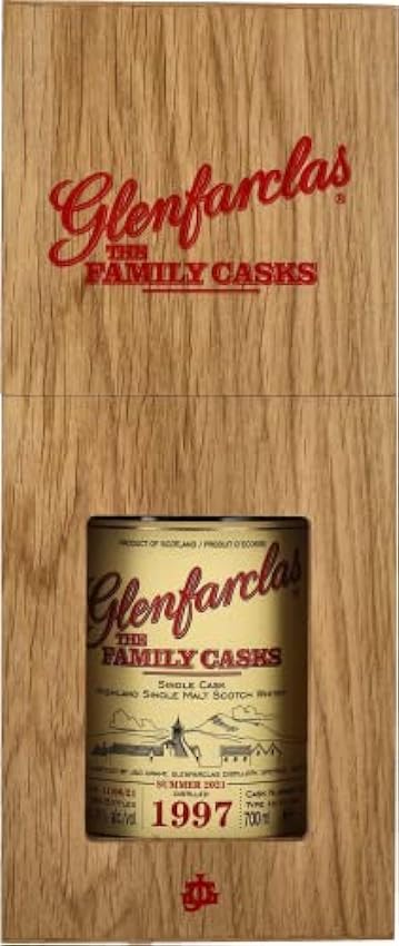 Glenfarclas THE FAMILY CASKS SUMMER 2021 4th Fill Butt 1997 58,9% Vol. 0,7l in Holzkiste OP4Ri2pm
