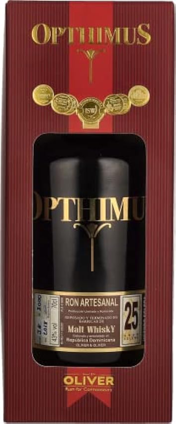Opthimus 25 Años Malt Whisky Finish 43% Vol. 0,7l in Giftbox NvYQBqjU