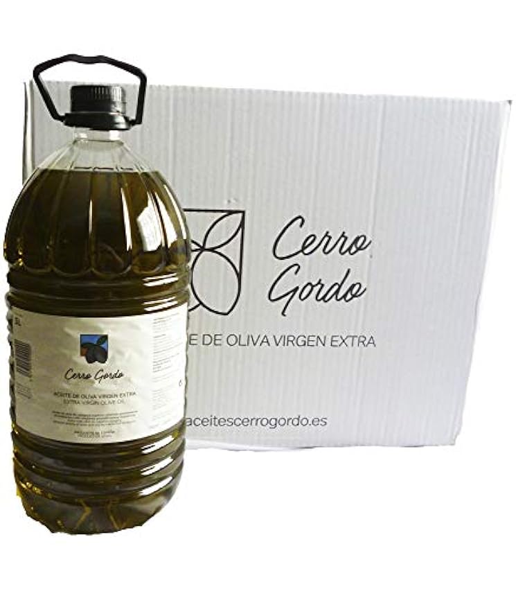 Cerro Gordo Aceite de oliva Virgen Extra, categoria superior, pack de 3 envases , Natural JdkpaK98