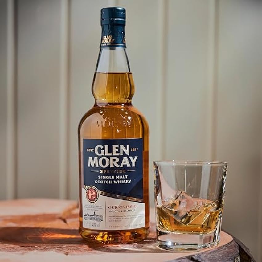 Glen Moray Elgin Classic Speyside Single Malt Scotch Whisky - 700 ml iTyDVJco