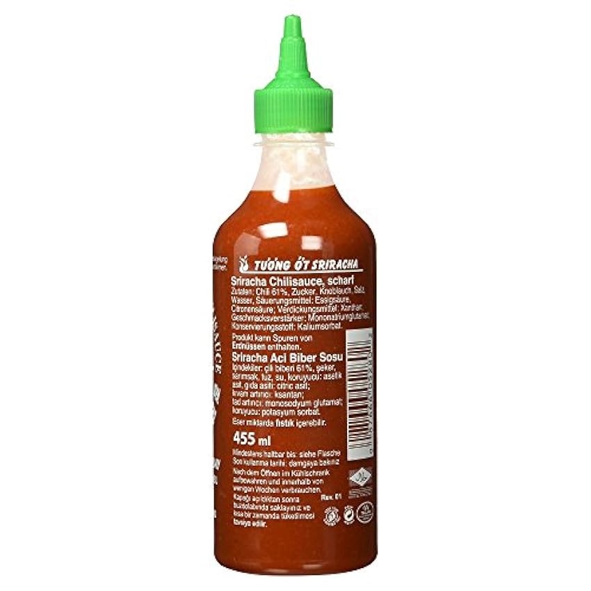 German Flying Goose Sriracha Chili Sauce Spicy - 1 x 455 ml GQQ7xc0b