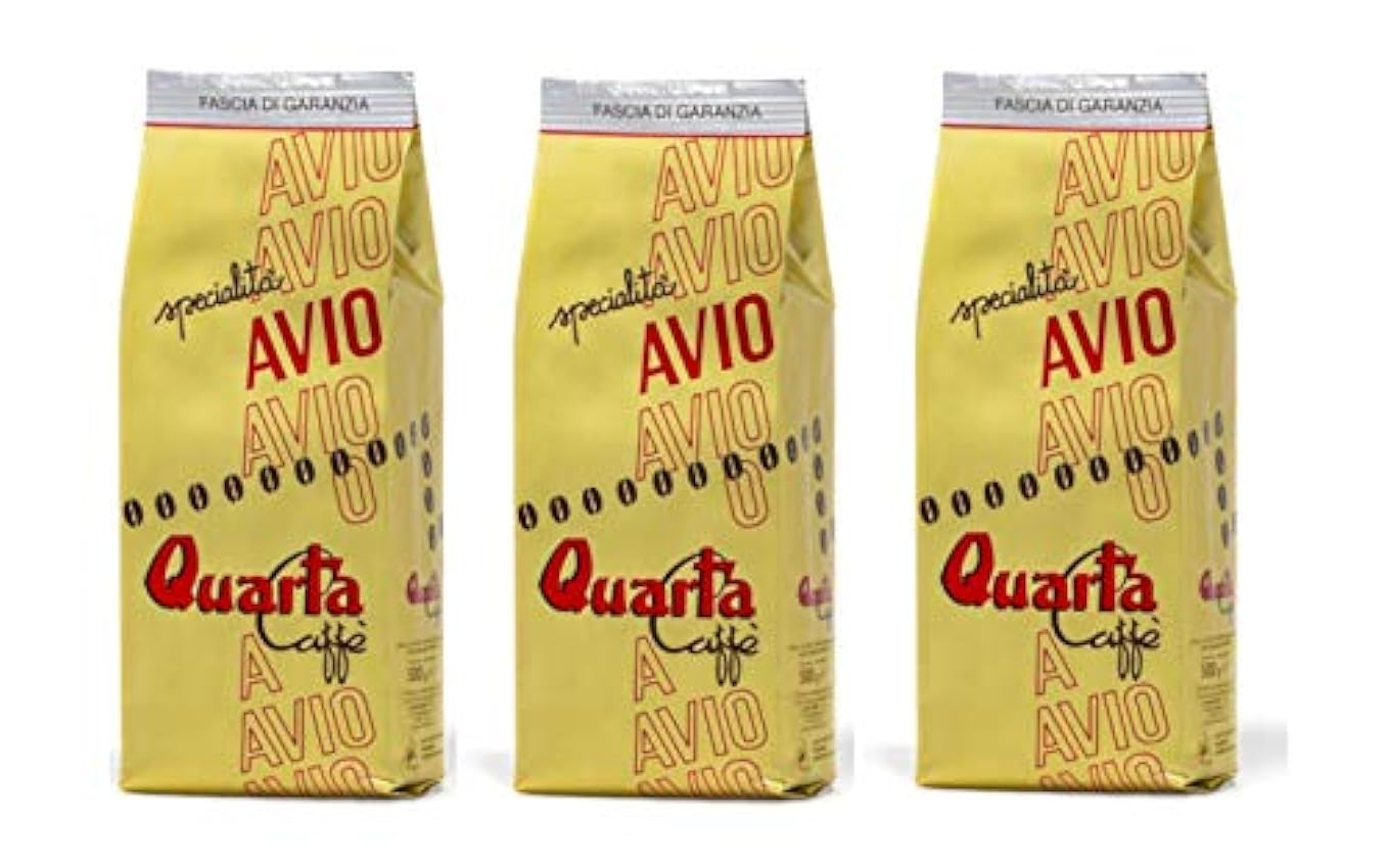 Quarta Cafè Avio Oro Mezcla de Granos de Café Tostados 500 g. X 3 paquetes kmIntLNQ